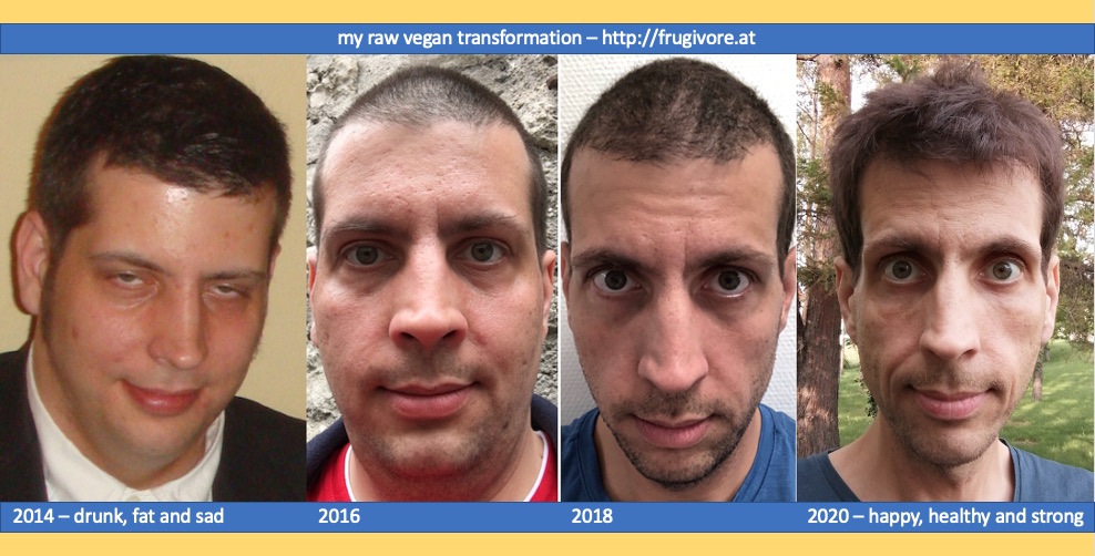 Vier Porträts von Michael, 2014 bis 2020: von aufgeschwemmt und müde zu klar und gesund